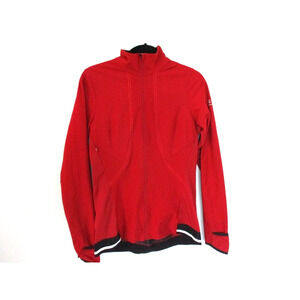 Gore Running Wear Windstopper Soft Shell Red and Black Jacket Size Medium